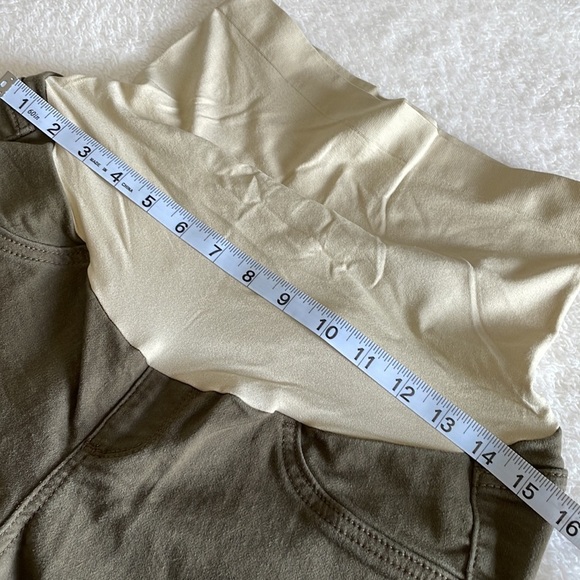 a:glow Maternity Jeggings Khaki Color Size 6 - Picture 8 of 13